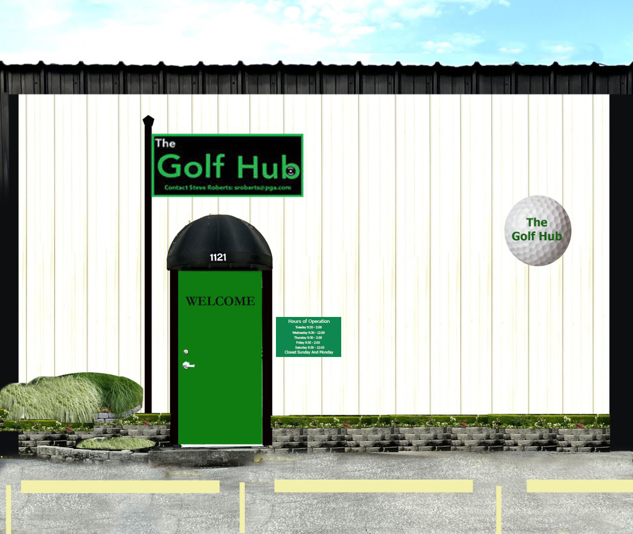 Picture of Golf Hub Front